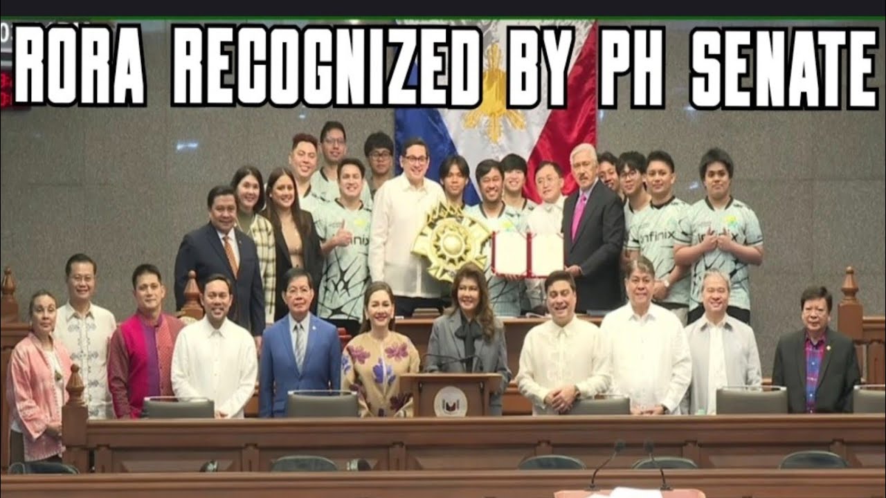 Aurora Gaming PH Recognized by the Senate of the Philippines as M7 Champions