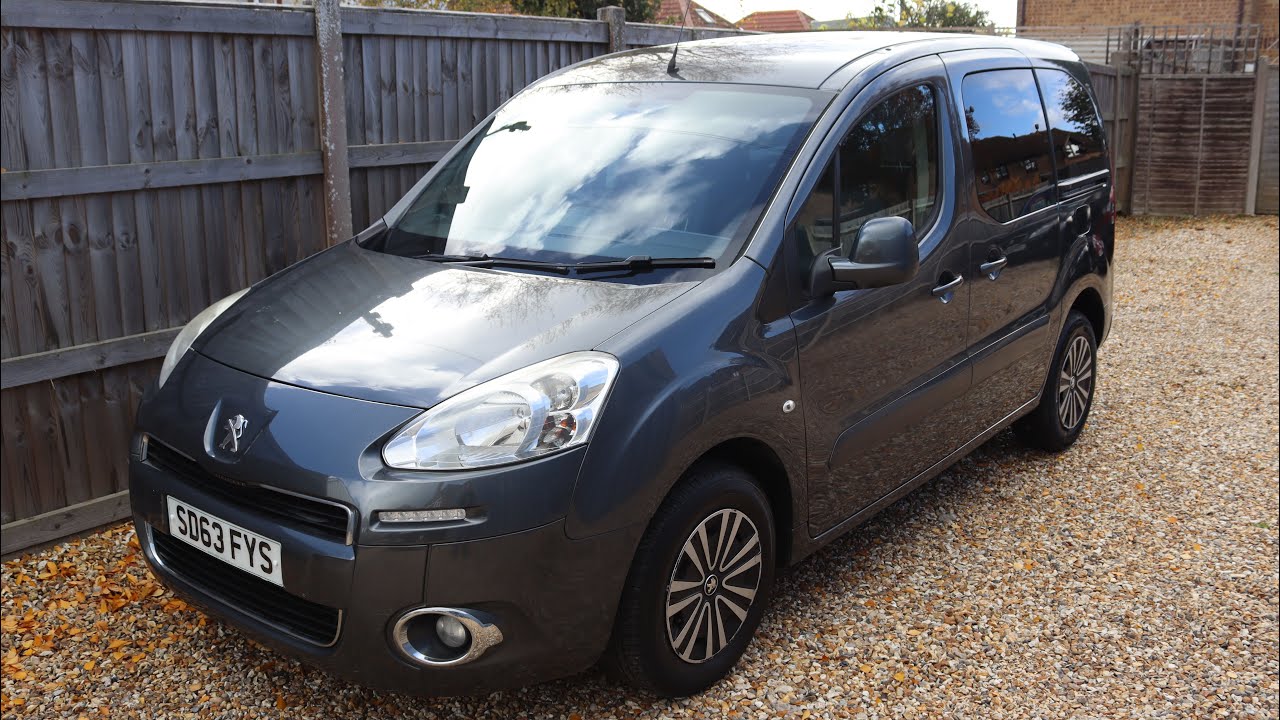 2013 63 PEUGEOT PARTNER TEPEE 1.6 VTi Tepee S MPV 5dr Petrol Manual (169 g/km, 120 bhp)