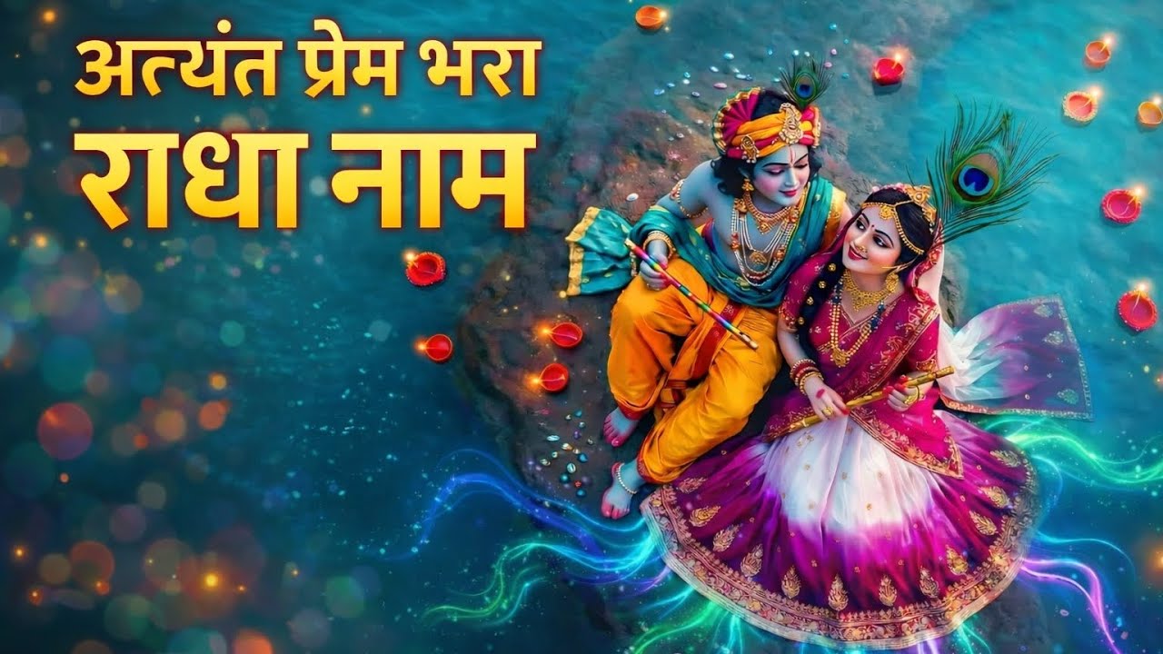 अत्यंत प्रेम भरा राधा नाम | Radha Radha Chant | Powerful Radha Naam Bhajan