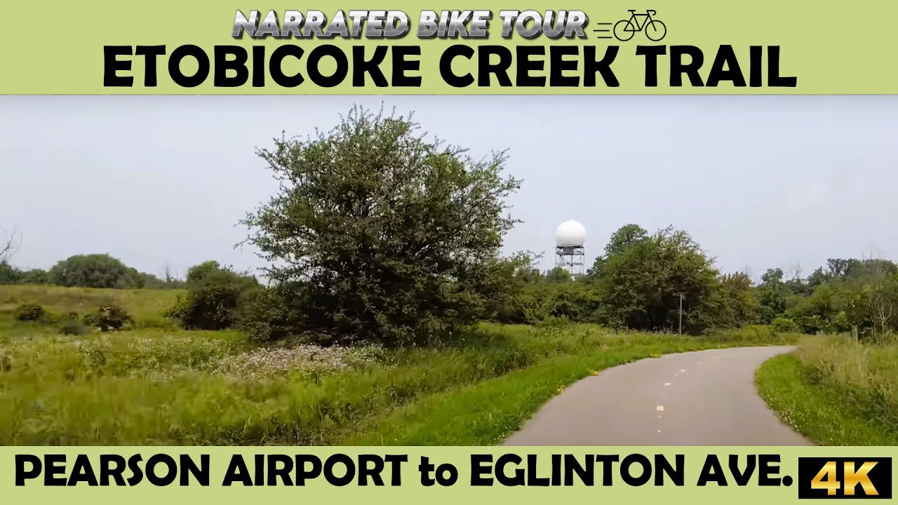 🚴&zwj;♂️ Etobicoke, Ontario - Etobicoke Creek Trail 🌳 4K Bike Ride🌿