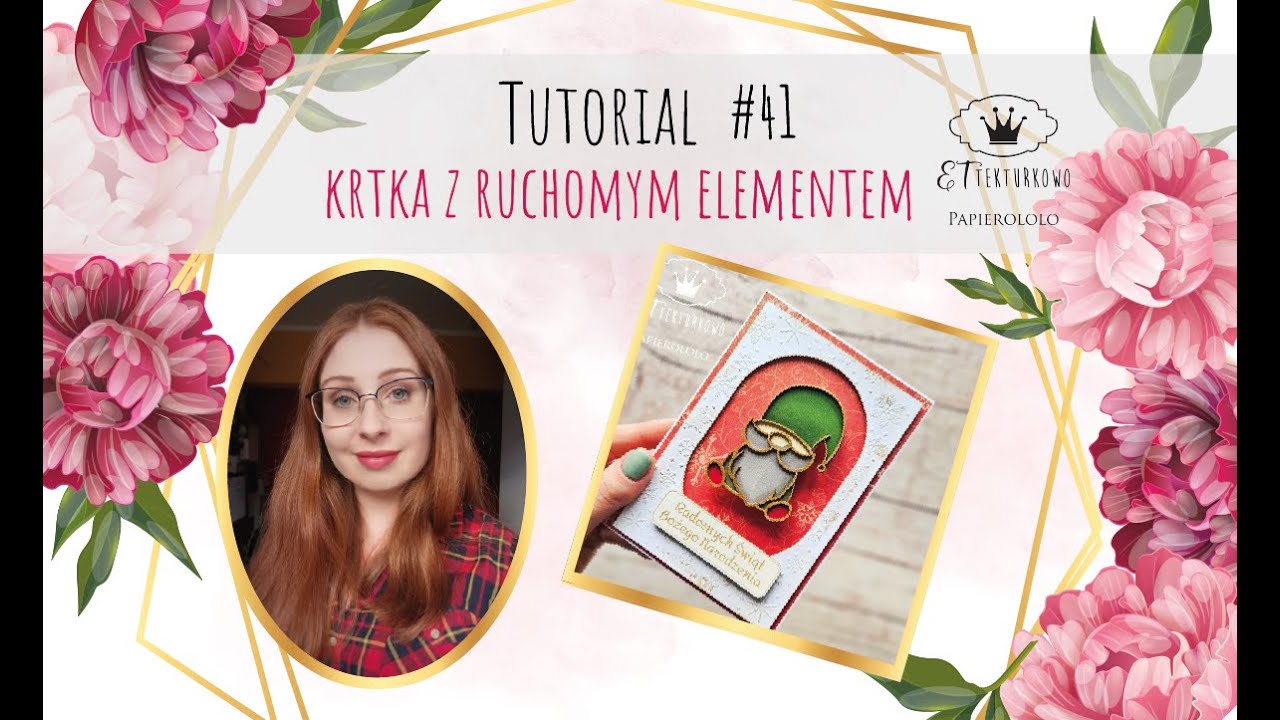 Tutorial - kartka z ruchomym elementem #41 #tekturkowo