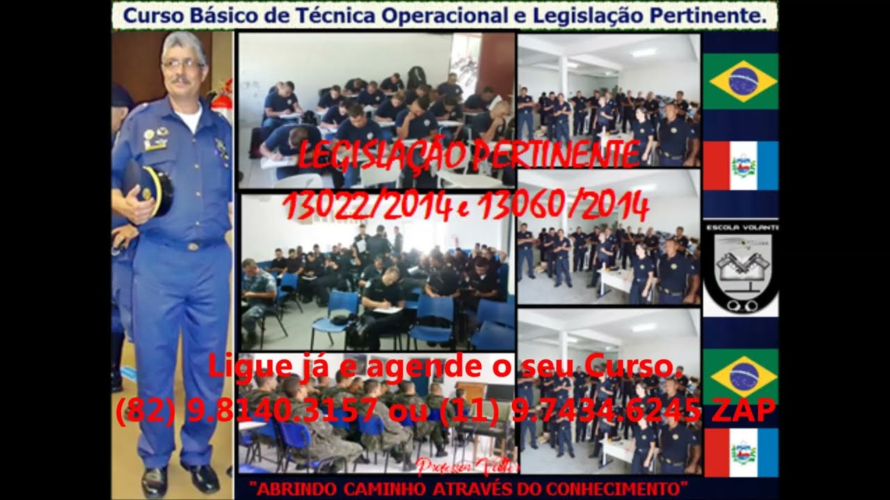 CURSO DE T&Eacute;CNICAS OPERACIONAIS E LEGISLA&Ccedil;&Atilde;O PERTINENTE