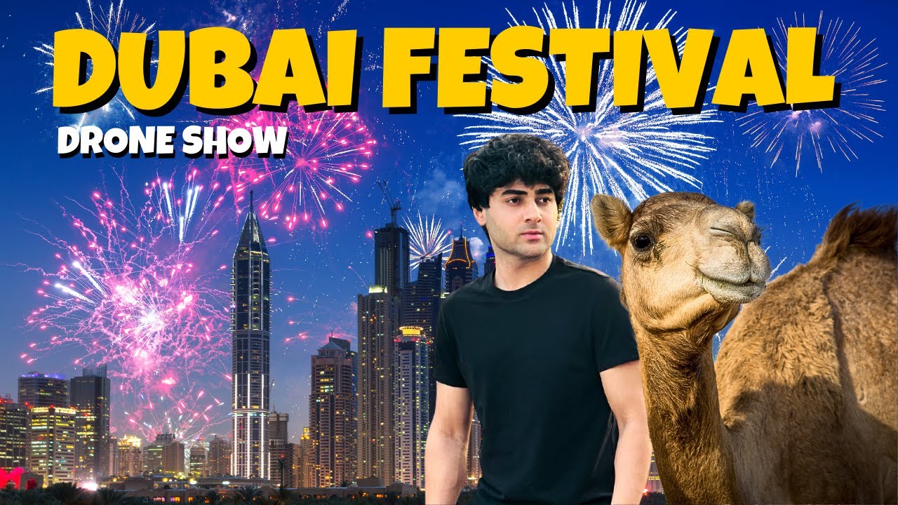 DUBAI'S BIGGEST FESTIVAL | BURJ KHALIFA LIGHT SHOW 😱