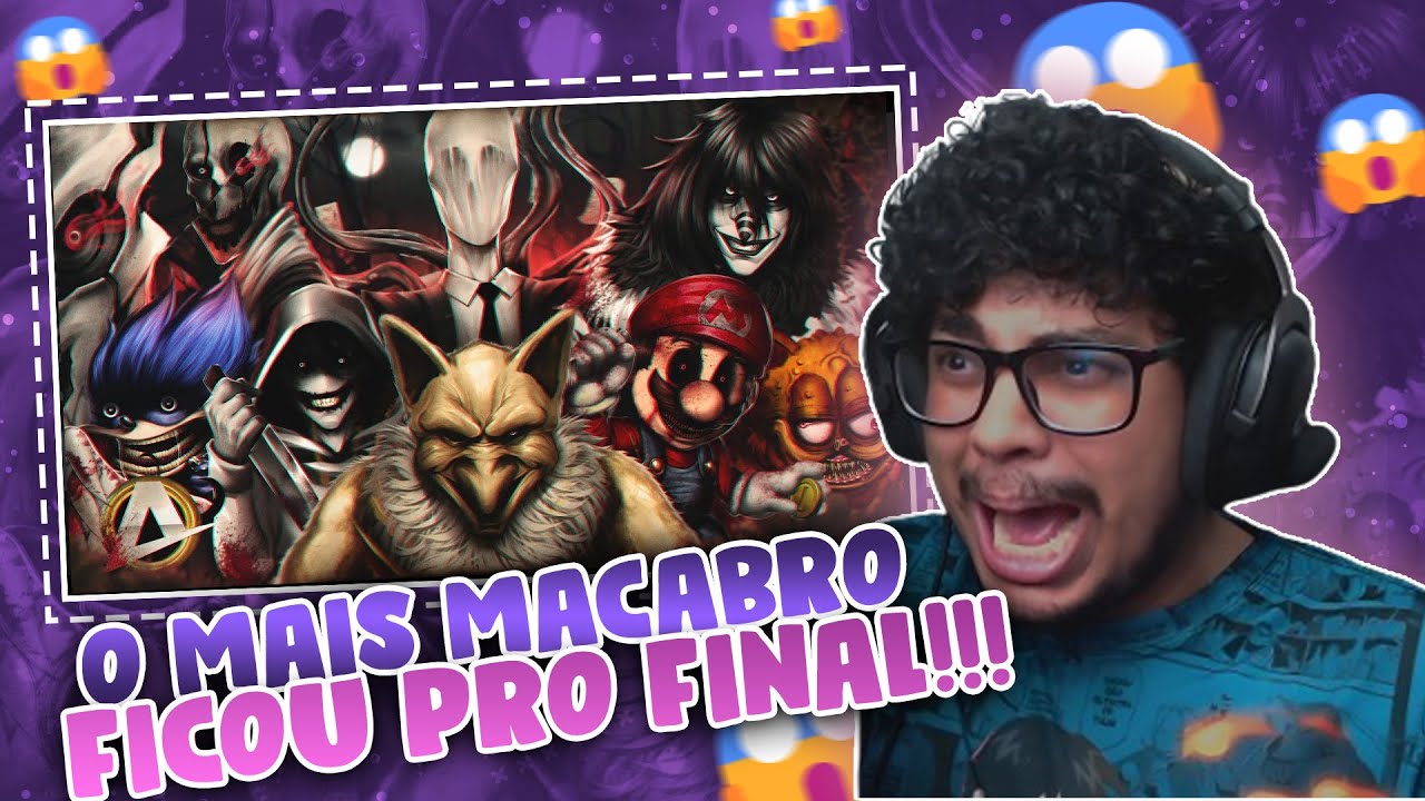 (ACHO QUE NÃO VOU MAIS DORMIR) REACFT ♪ Creepypastas | 𝘼𝙍𝙌𝙐𝙄𝙑𝙊 404 | AniRap