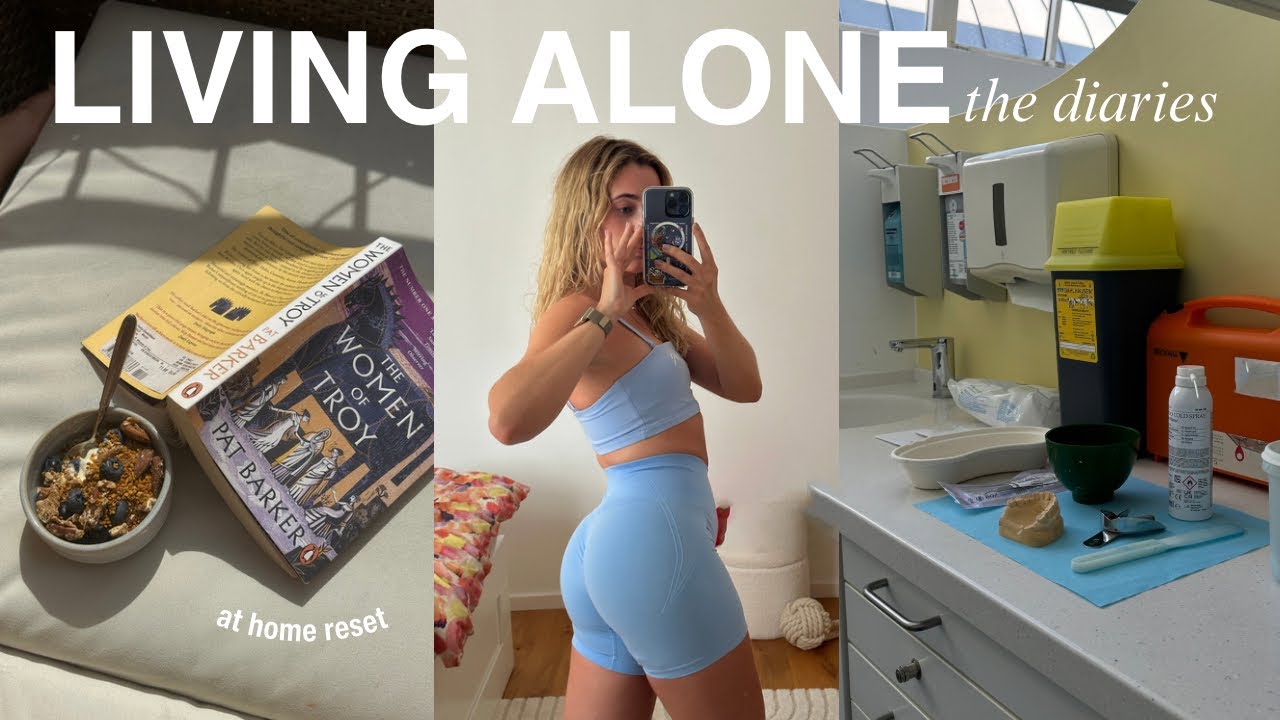 LIVING ALONE: A Productive Reset | last summer days, selfcare & back to the gym
