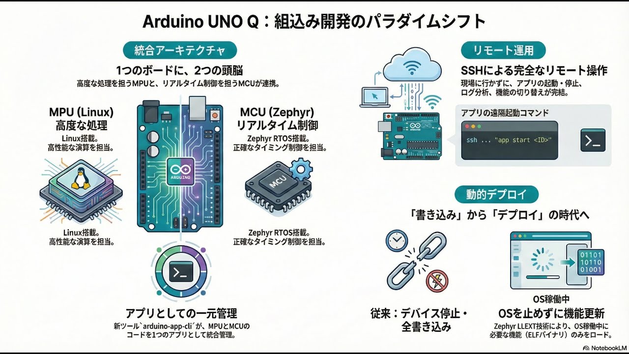 【Arduino UNO Q】次世代ツール「arduino-app-cli」がもたらす開発のパラダイムシフトを完全解説！
