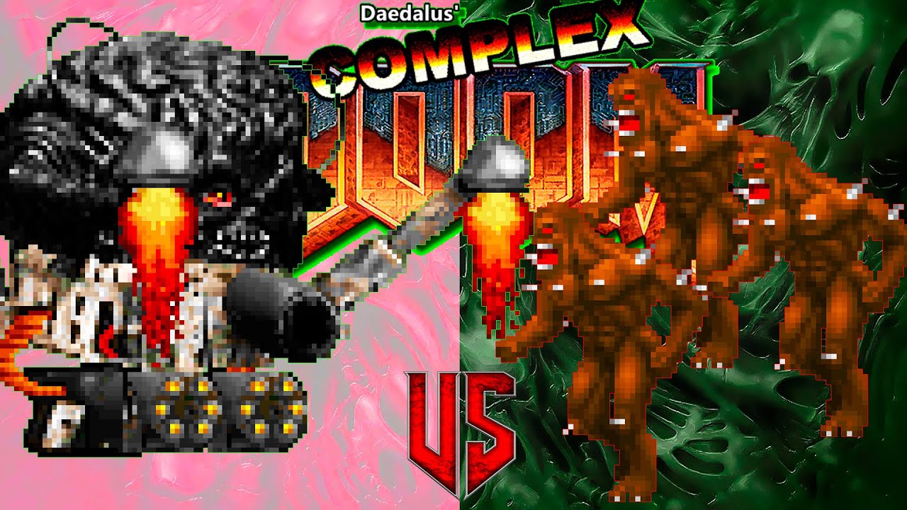 NPC War | Celebral Sentient vs 1000 imps | Complex Doom | Monster Infighting