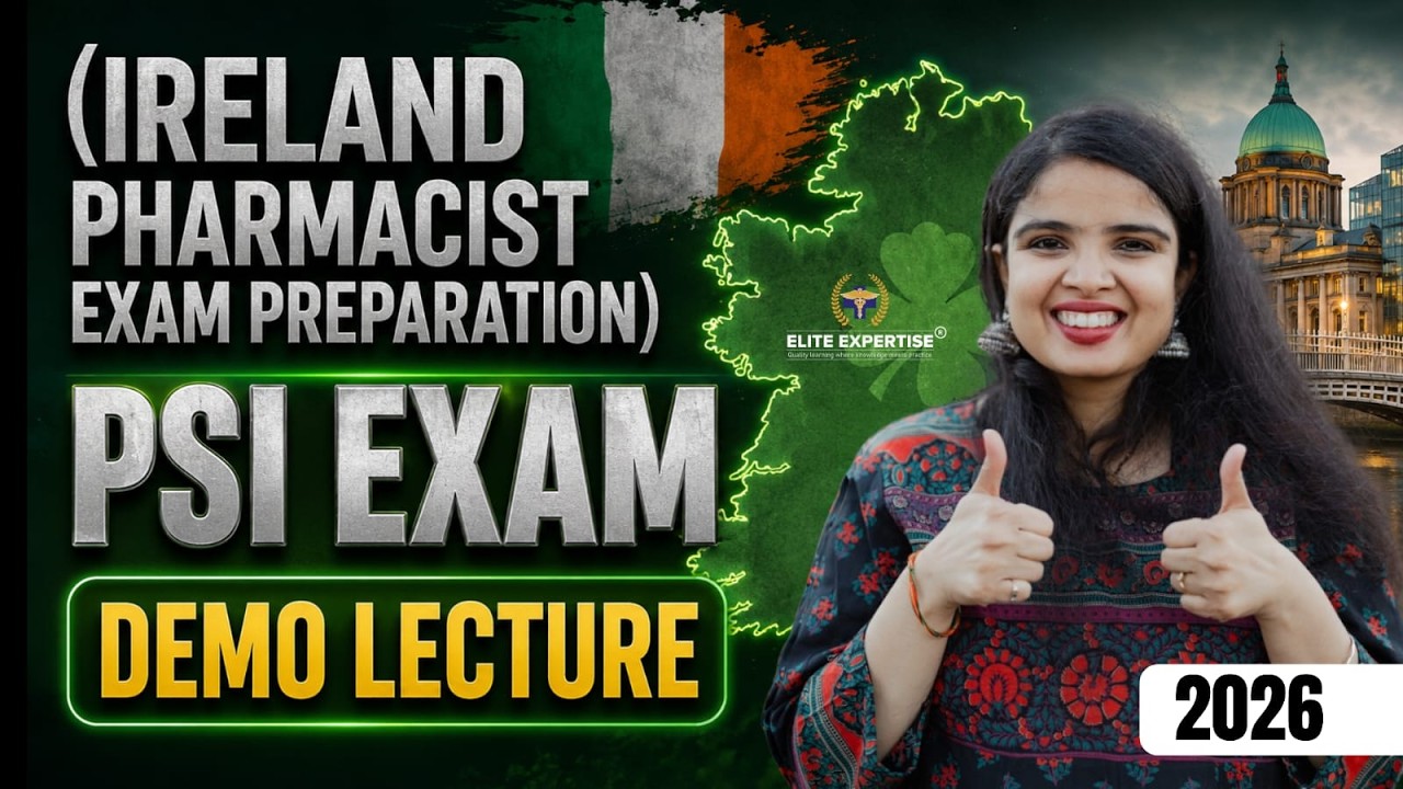 PSI Pharmacy Equivalence Exam (TCQR) 2025 – How to Prepare for Success | Harika B | Elite Expertise