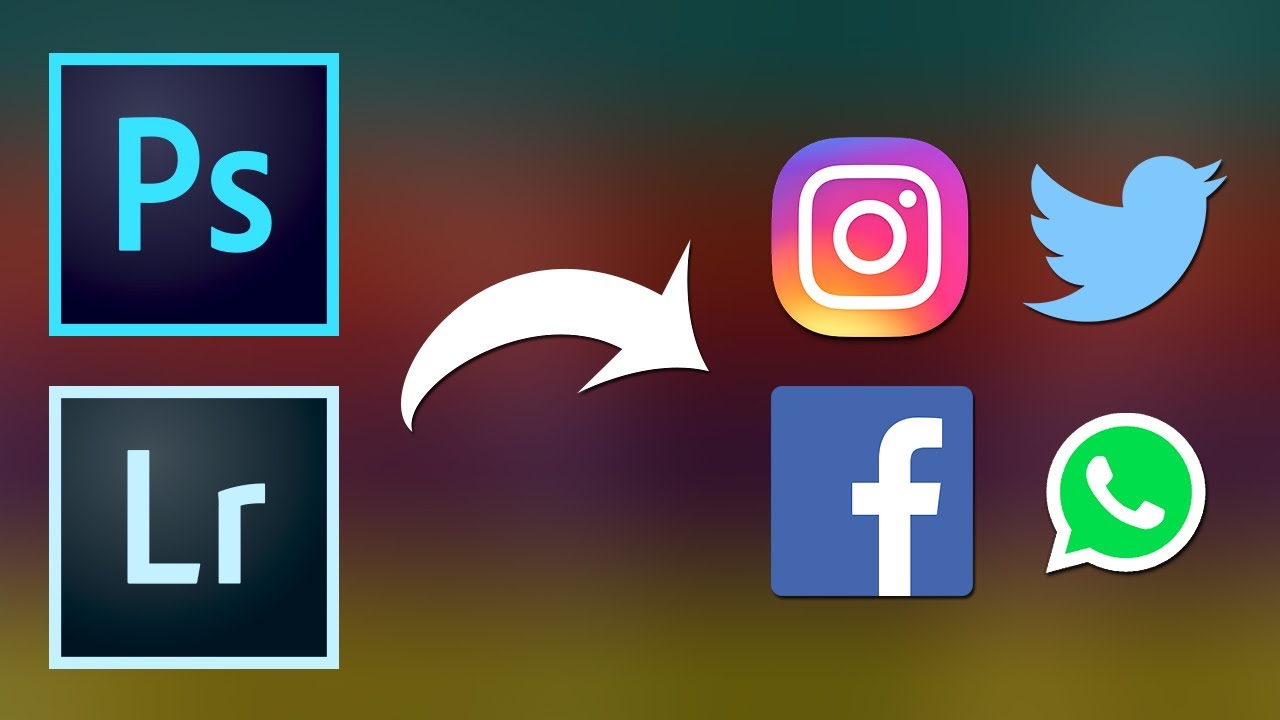 Cómo Exportar / Guardar Fotos para Subirlas a Redes Sociales | Subir a Instagram desde PC