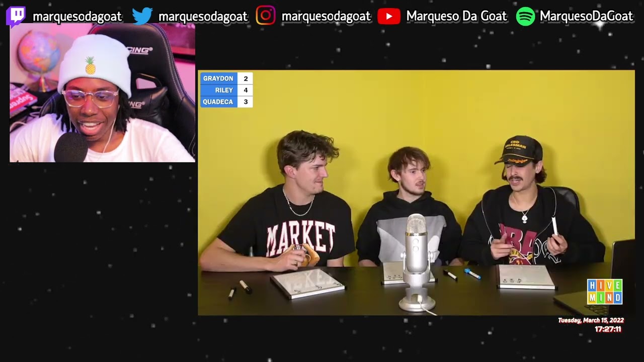 HIVEMIND - Guess the Rapper from the A.I. Generated Tweet with Quadeca | REACTION