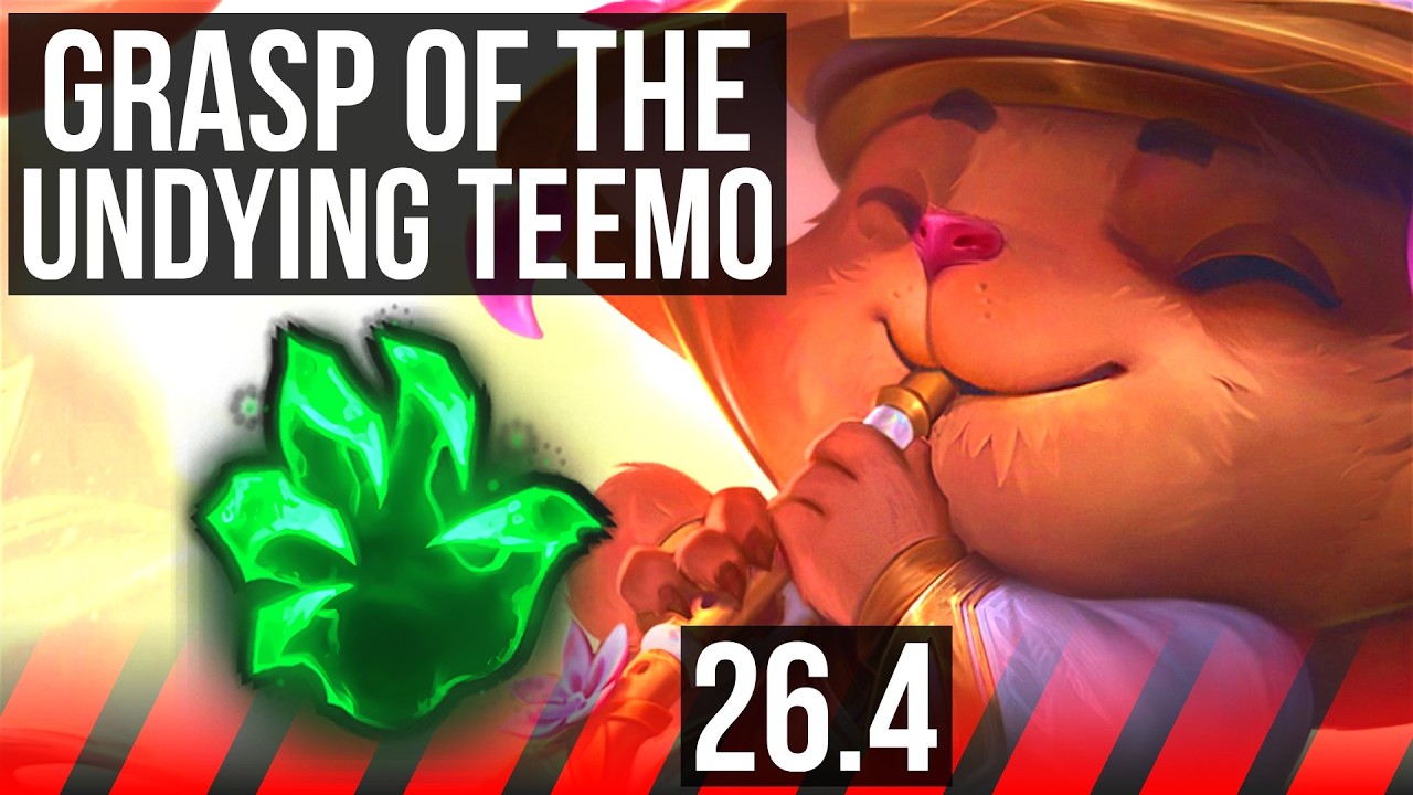 TEEMO vs MALPHITE (TOP) | Grasp Of The Undying | KR Master | 26.4