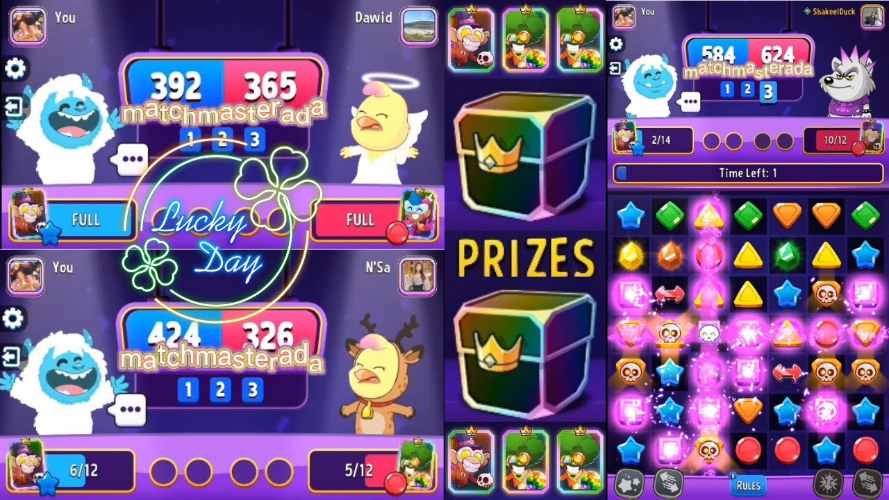Match Masters, Tournament Winner, Lucky Day, Free Legendary Box, 1st, Prizes, Monkey JoJo, Gameplay
