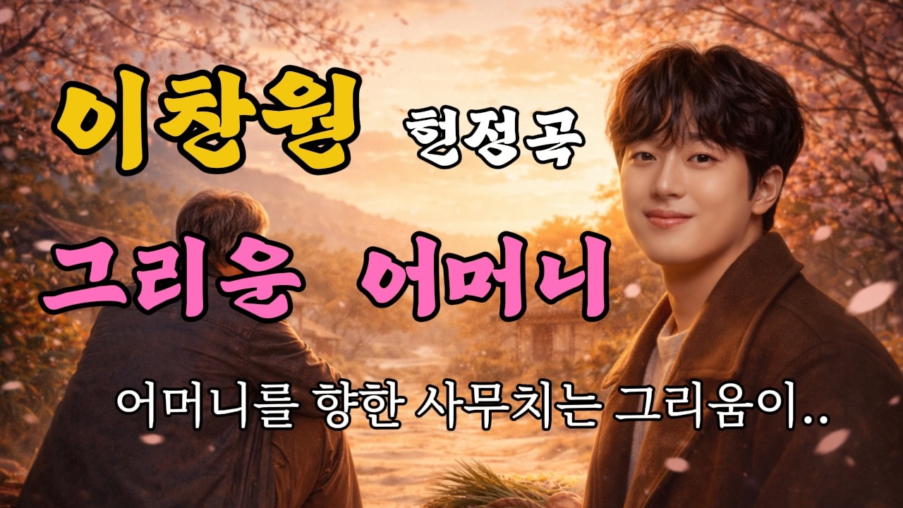 못다 한 효도가 가슴에 멍이 되어 흐르는 밤, ' 그리운 어머니' | 이찬원 헌정곡
