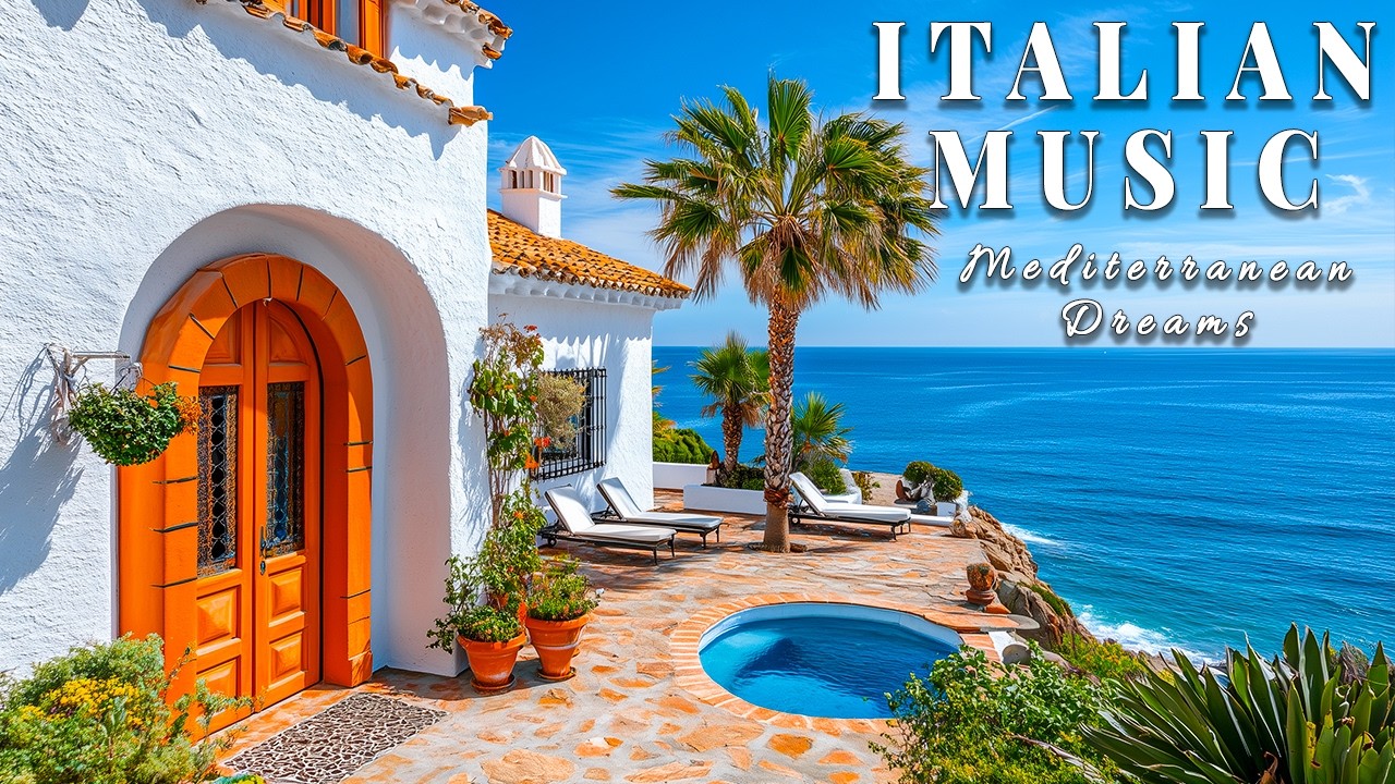 Golden Hour in Italy & Mediterranean Music ☀️🌊 Scenic Coastal Views & Lake Como Serenity