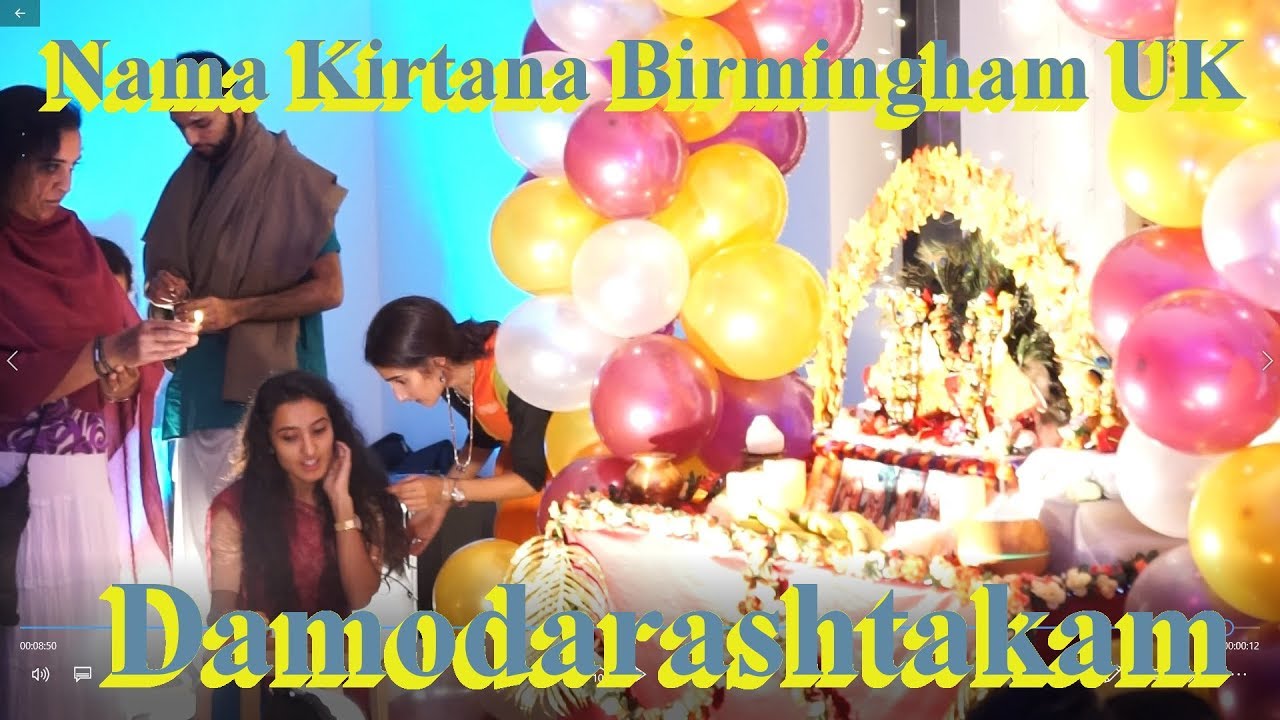 Damodarashtakam - Nama Kirtana - Birmingham UK