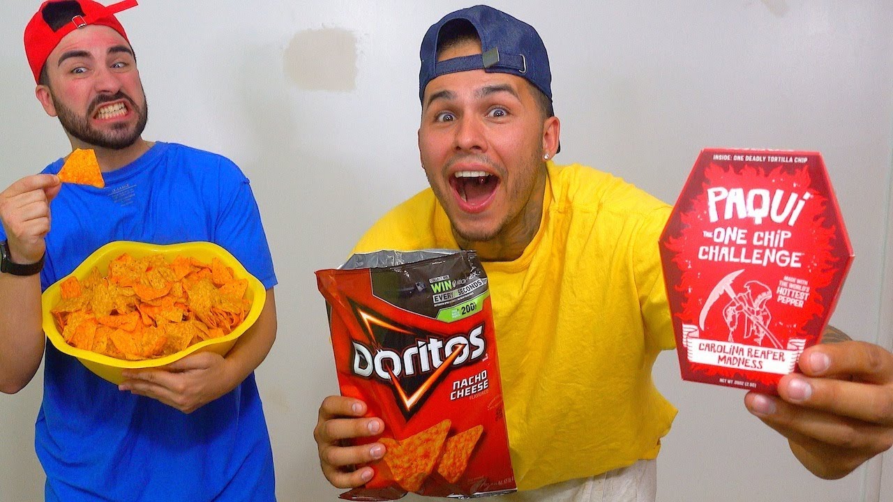 САМЫЙ ГОРЯЧИЙ РОЗЫГРЫШ с чипсами в мире!!! (Чипсы Carolina Reaper в пакете DORITO'S) «Вызов одной...