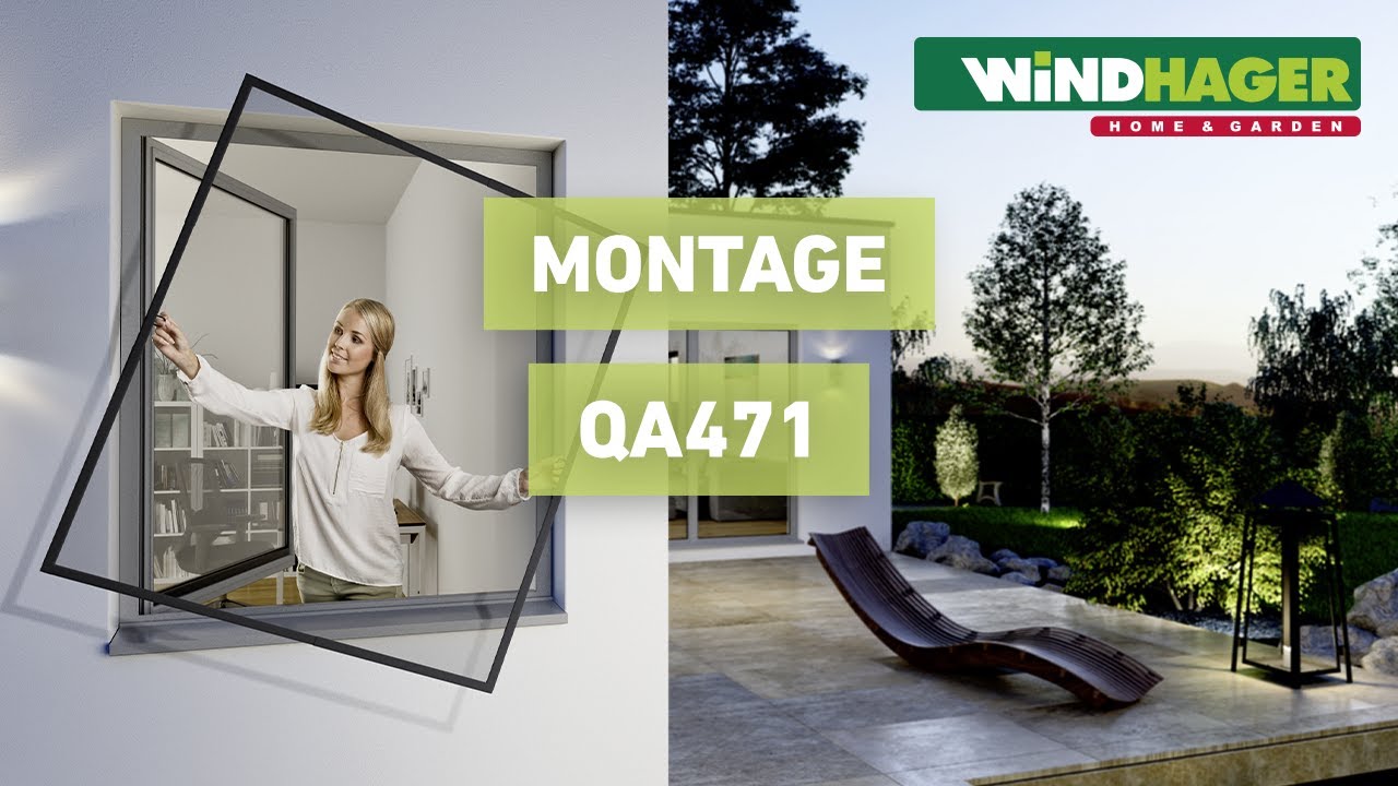 Flexi-Fit window screen from Windhager Home & Garden - mounting instruction (QA471)