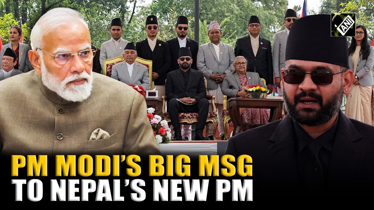 Prime Minister Narendra Modi&rsquo;s &lsquo;Big Message&rsquo; to Balendra Shah on being sworn-in as 47th PM of Nepal