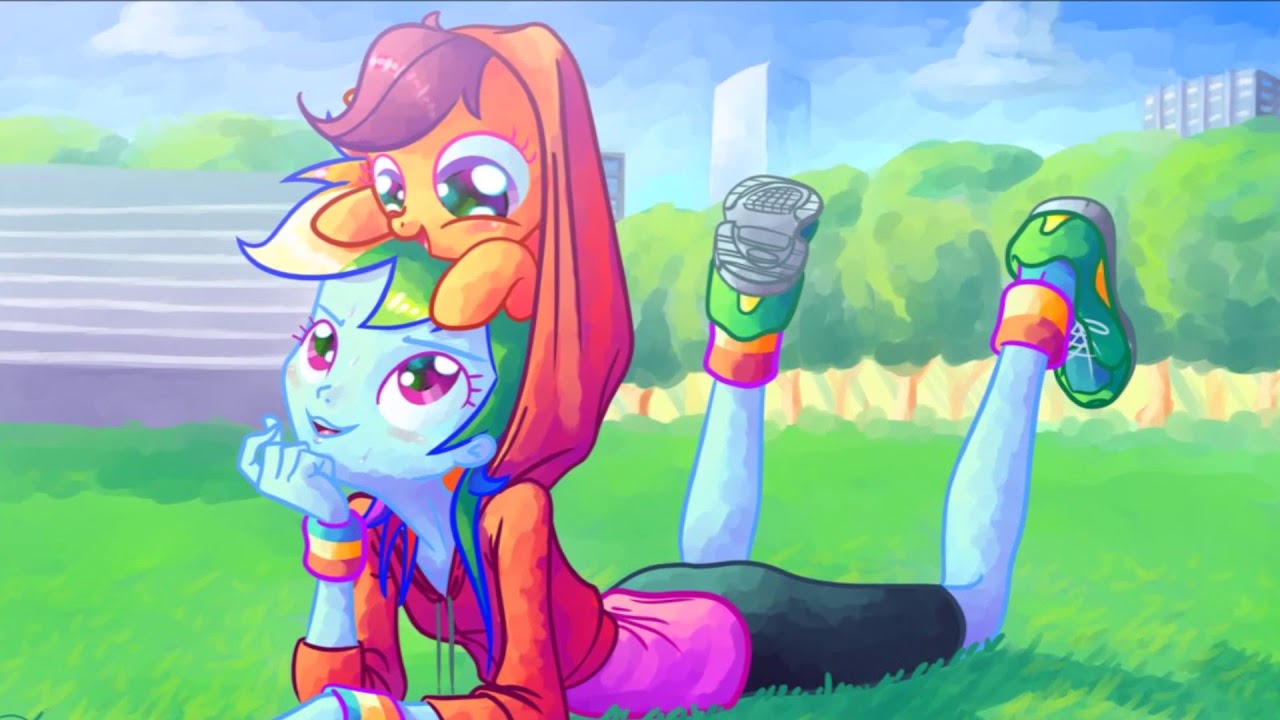 Mlp FIM: Rainbow Dash and Scootaloo Tribute