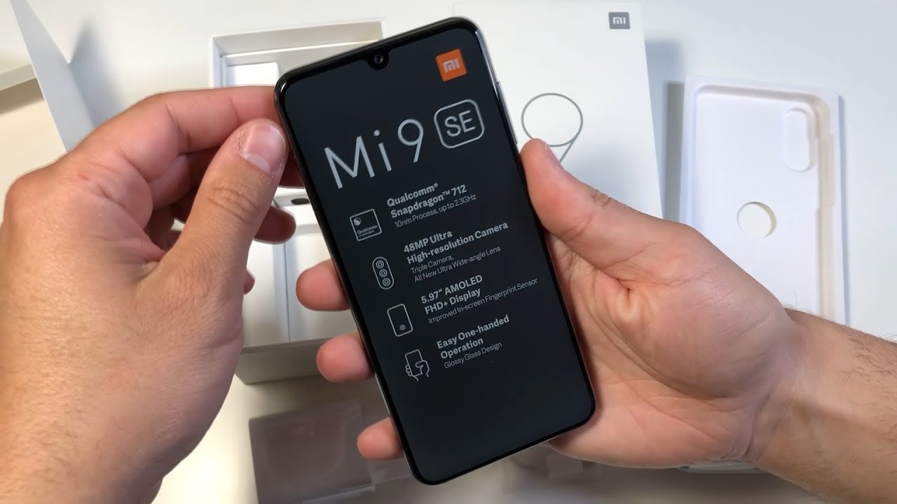 Déballage du Xiaomi Mi 9 SE