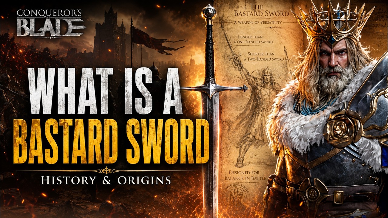 Conqueror's Blade New Weapon: The Bastard Sword 🗡