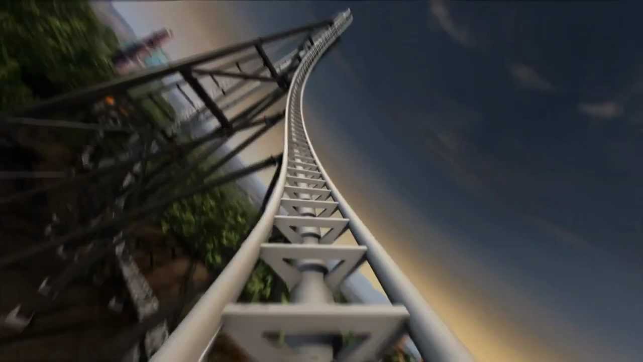 Full Throttle POV Six Flags Magic Mountain 2013 Launched Roller Coaster POV and Off Ride