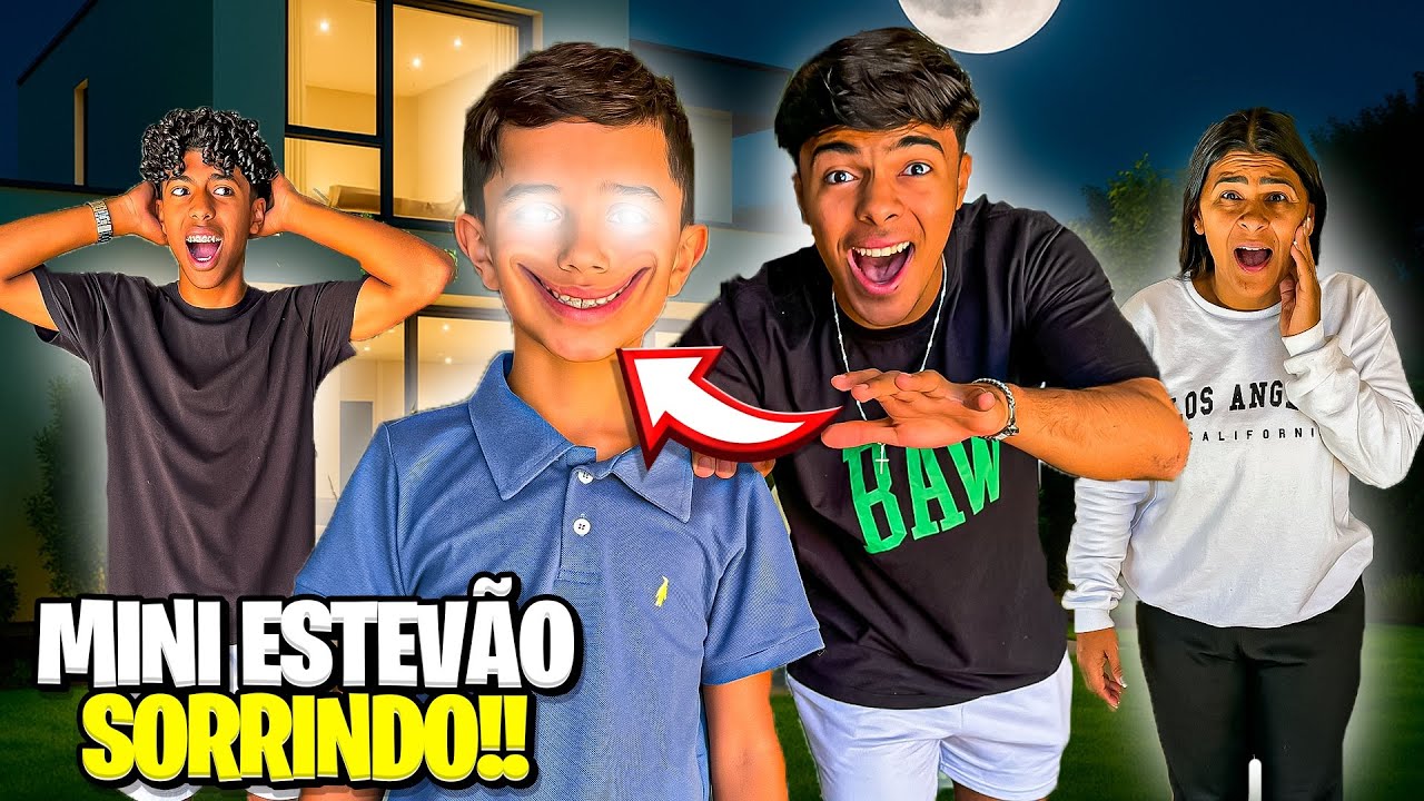 A MALDIÇÃO DO SORRISO PEGOU O MINI ESTEVÃO!😨 *o que eu faço?