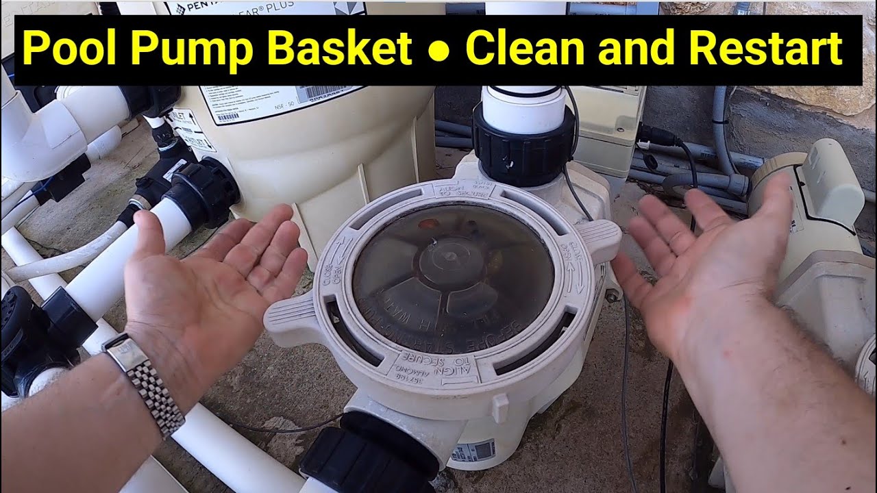💦Pool Help 3 ● Pump Basket ● Clean and Re-Prime the Pump