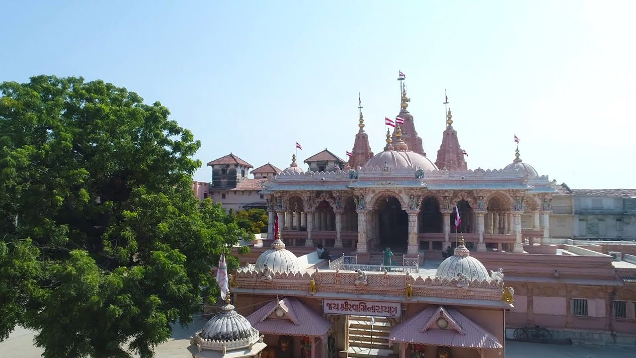 Shree swaminarayan Mandir,Muli ||શ્રી સ્વામિનારાયણ મંદિર,મુળી ||Aerial view