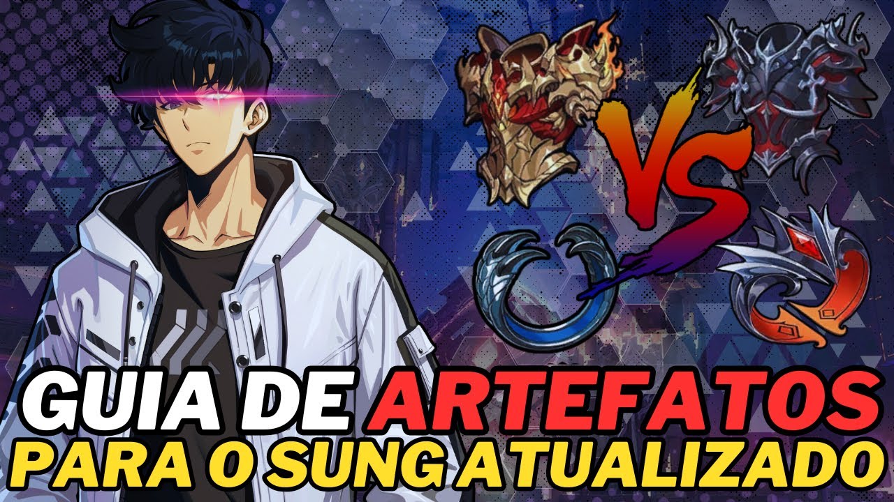 GUIA DE ARTEFATOS BUILD PARA O SUNG | SOLO LEVELING ARISE  ATUALIZADO⚔️🔥