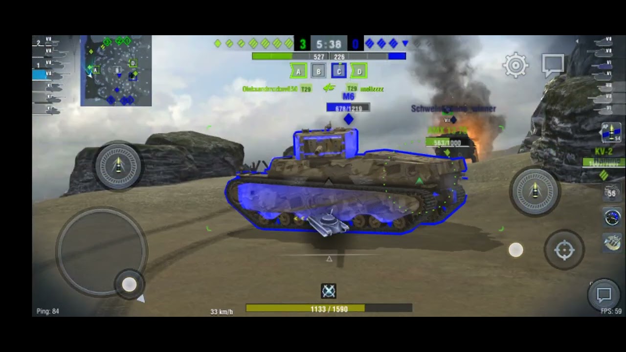 Tiger P Tier VII German Heavy Tank VS M6 Tier VI American Heavy Tank  & 45TP Habicha Tier VII Polish