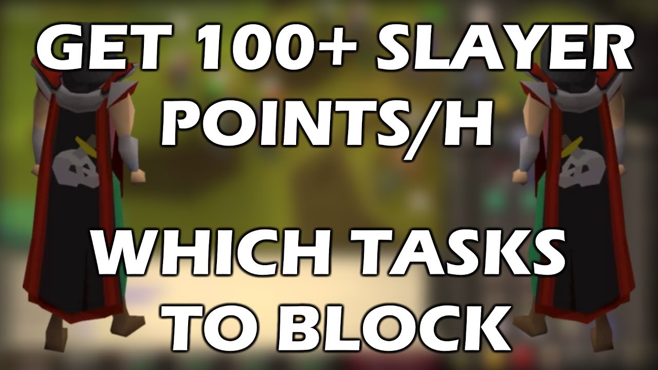 [OSRS] Over 100 Slayer Points PER HOUR | Which Tasks to Block and Skip for Wilderness