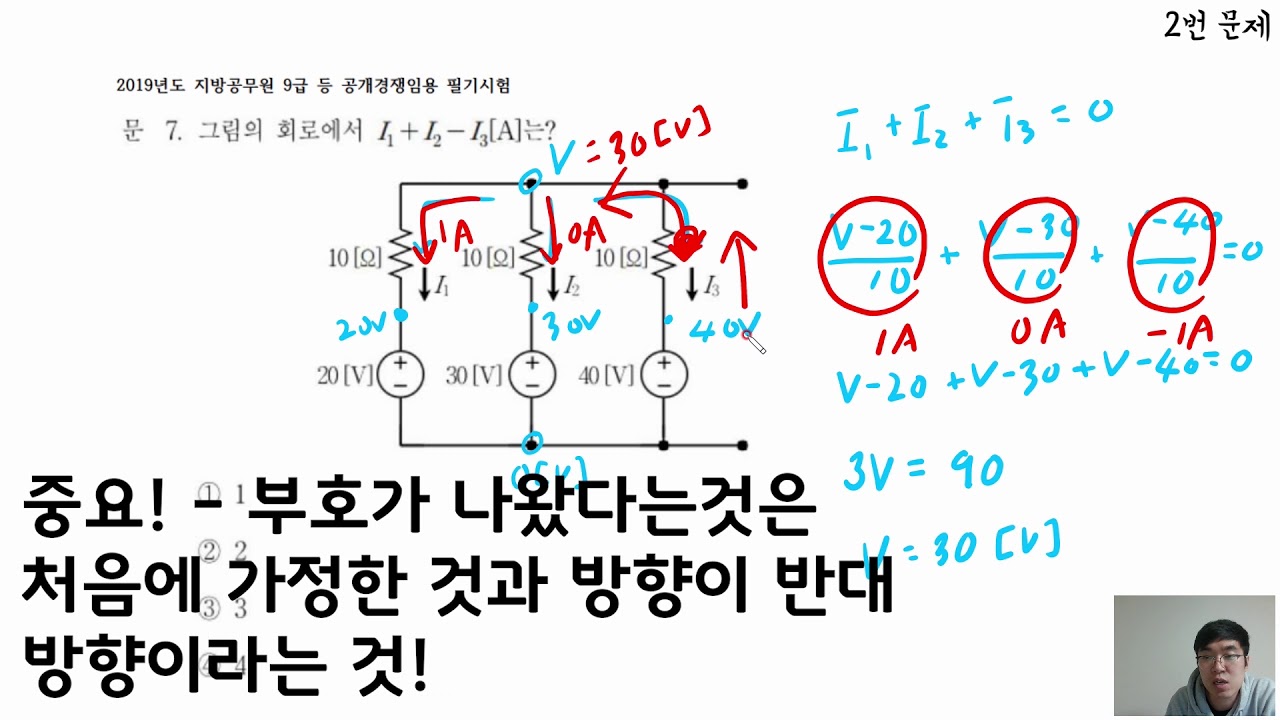 [노드해석(마디해석)] 이해될 때까지 문제를 많이 풀어야 합니다.