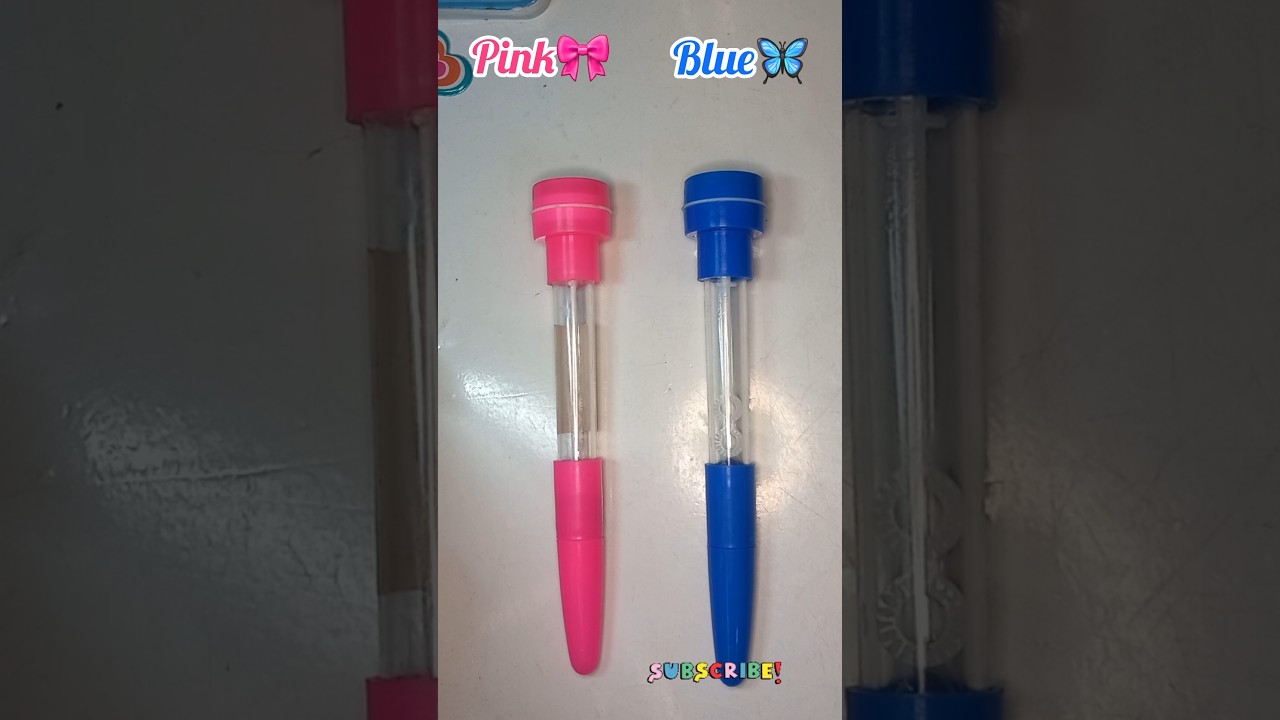 Pink vs blue  💙 💕stationery #schoolstationary #shorts #stationary #ytshorts #pinkvsblue #cute #love