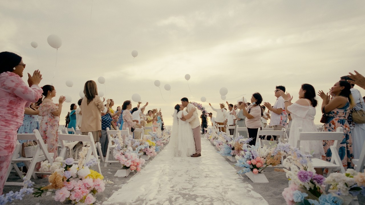 The Samedaye editing wedding film of Mariel and Alex