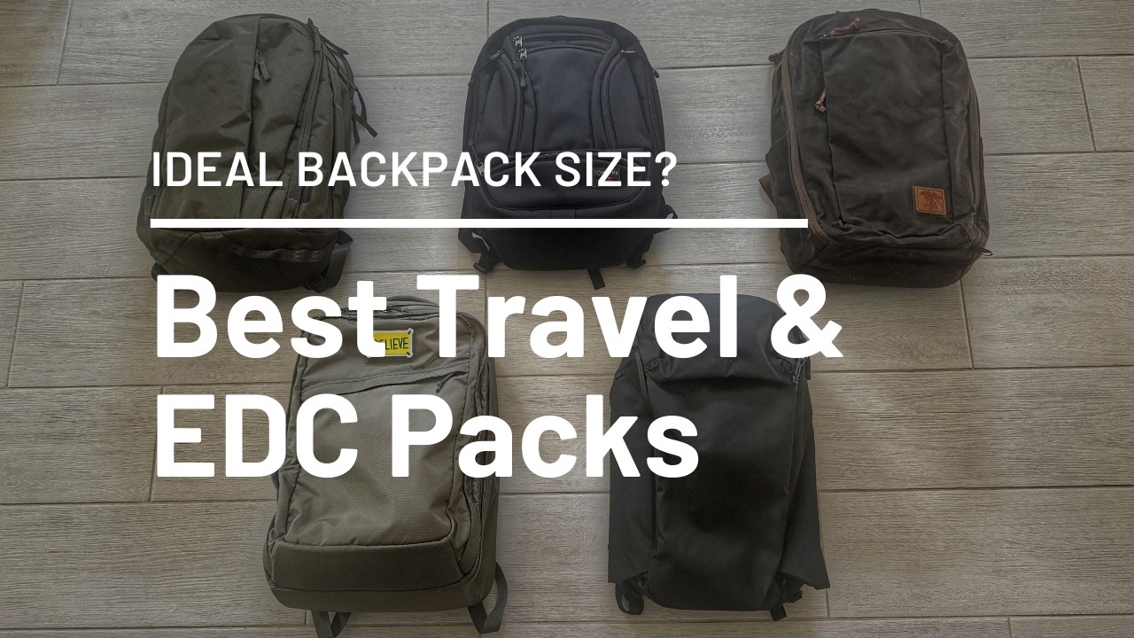 Идеальный ли это размер рюкзака? CTB26 против Max EDC против Bellroy Venture Travel против Synik ...