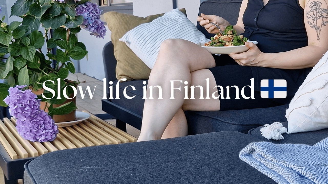 Silent and cozy vlog (+30 °C day, Finnish supermarket, traditional Finnish food)