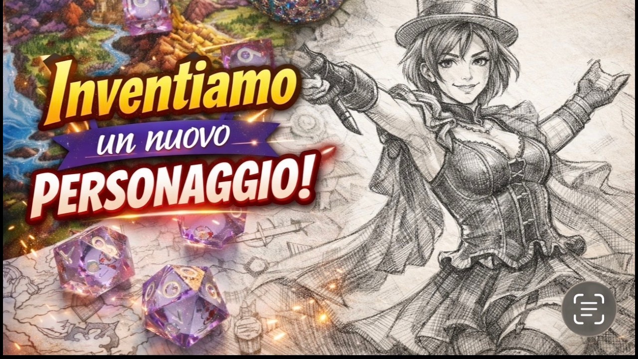 Ho creato un personaggio D&D partendo solo da un disegno