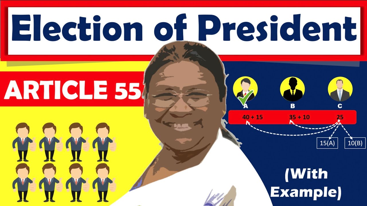 Article 55 of Indian Constitution in English|How President of India is elected|Part 5|The Union📕🇮🇳🇮🇳