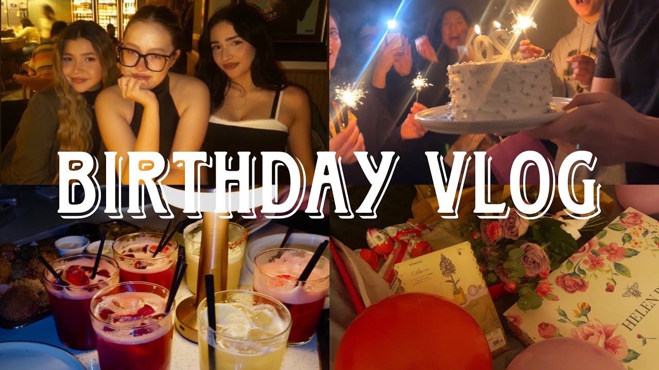 BIRTHDAY VLOG! | Turning 20 | Friends, love, and celebrations