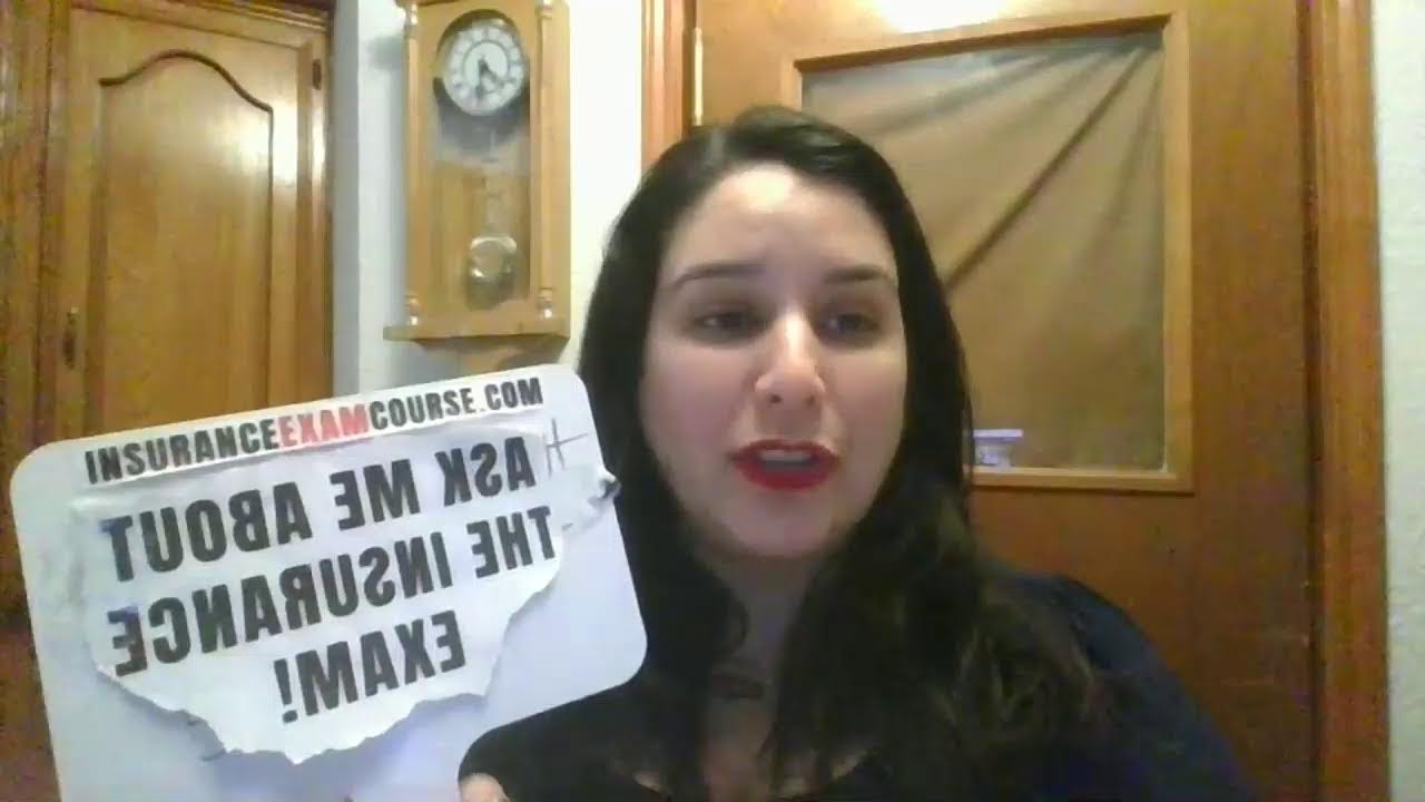 Insurance Exam Tutoring Session! Come Study for your insurance exam with Me! #insuranceexam