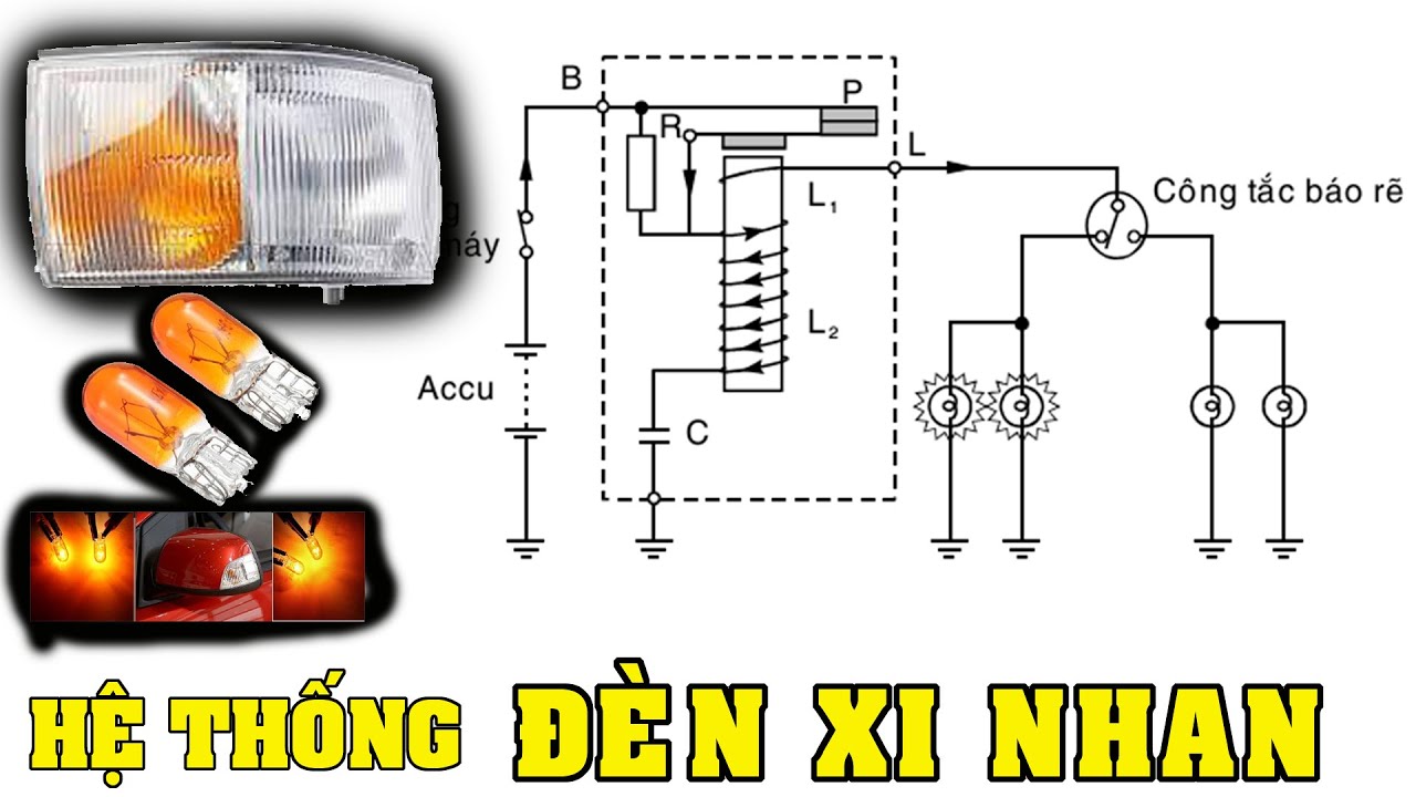 Phân tích sơ đồ mạch hệ thống đèn xi nhan báo rẽ trên xe ô tô - Điện ô tô - Nhu Ô tô