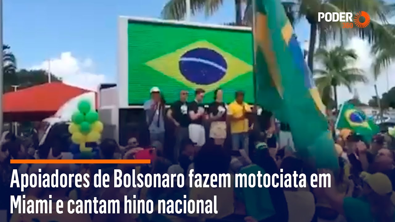 Apoiadores de Bolsonaro fazem 