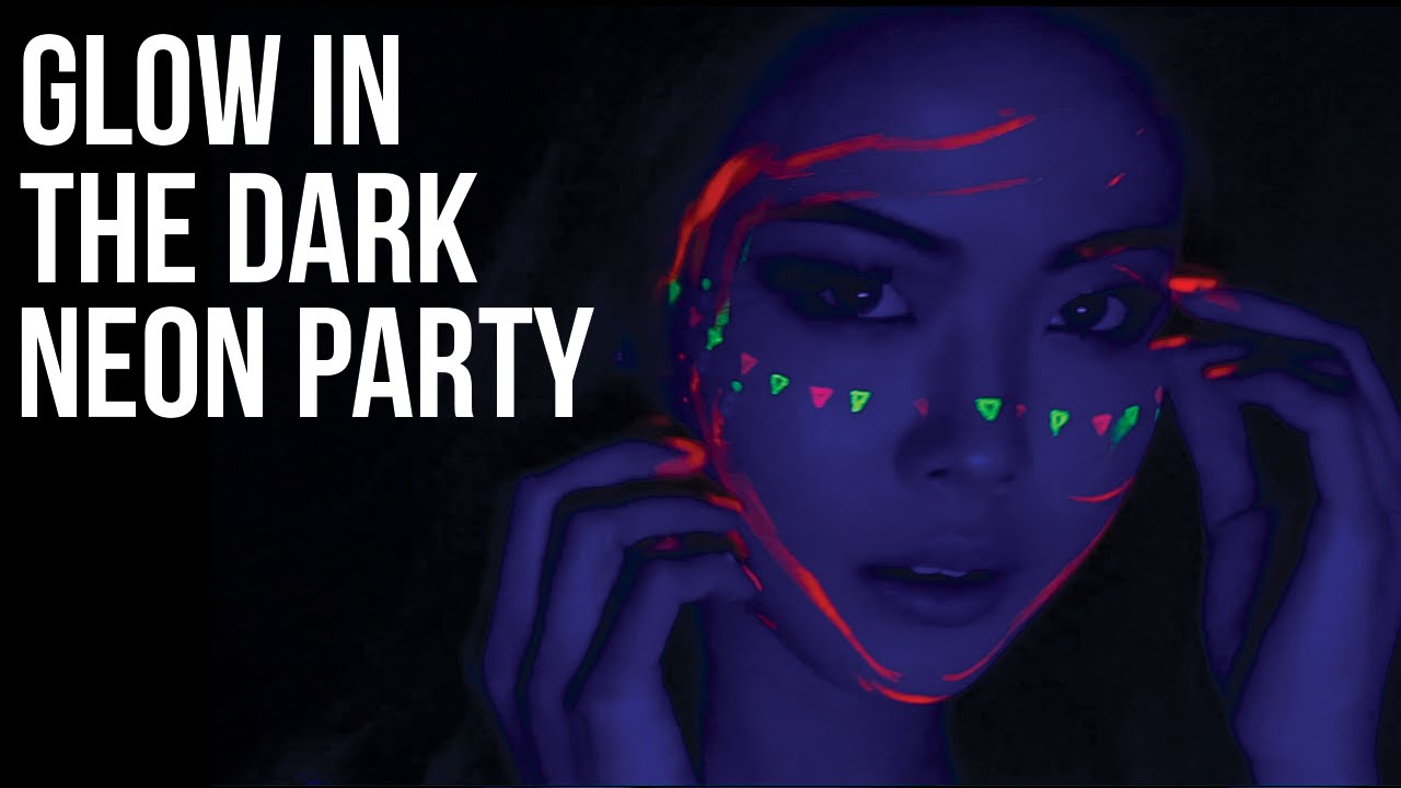Glow in the Dark Neon Songkran Party 2016 | Janemakeup