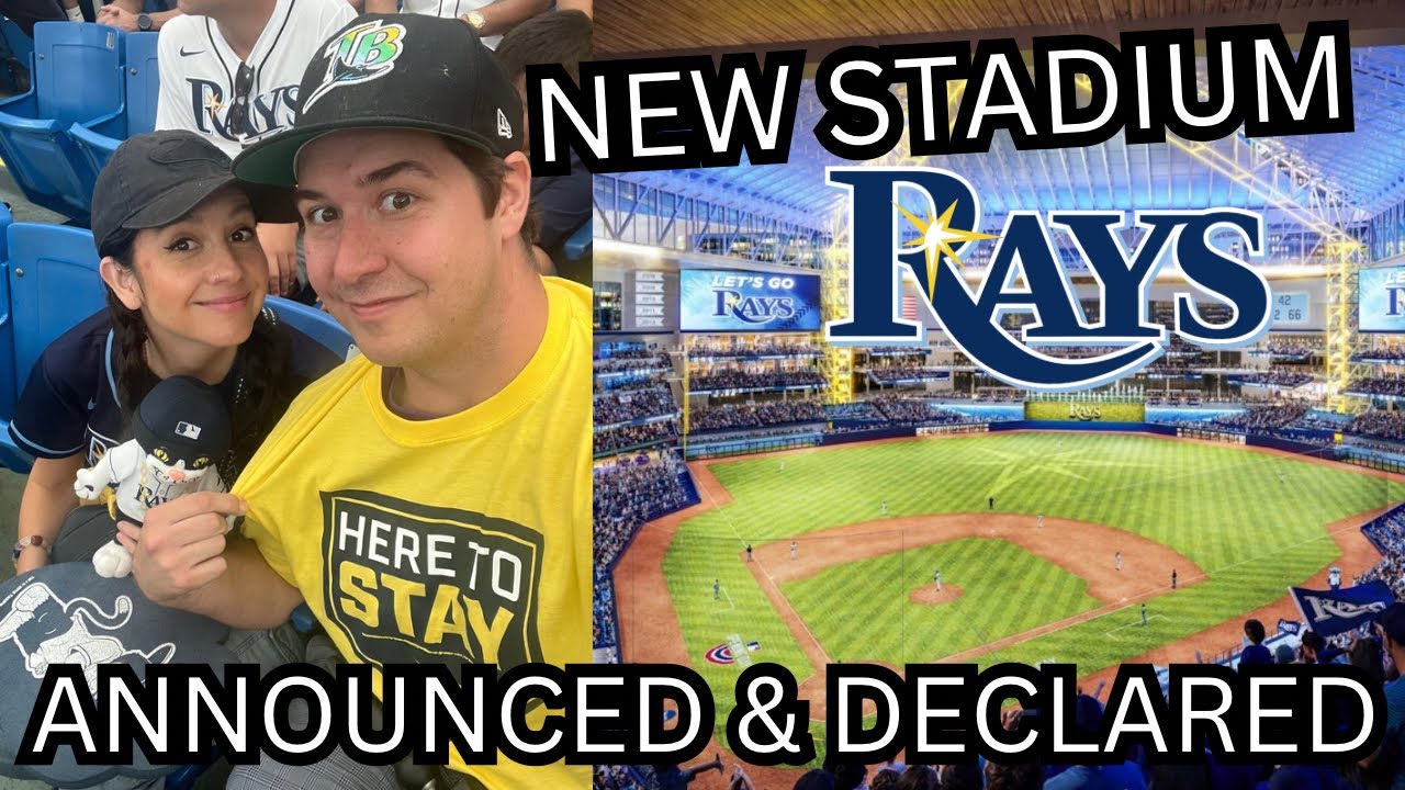 Tampa Bay Rays NEW STADIUM Location & LAST GAME At Tropicana Field +  A New BLANK* Baseball Jersey!