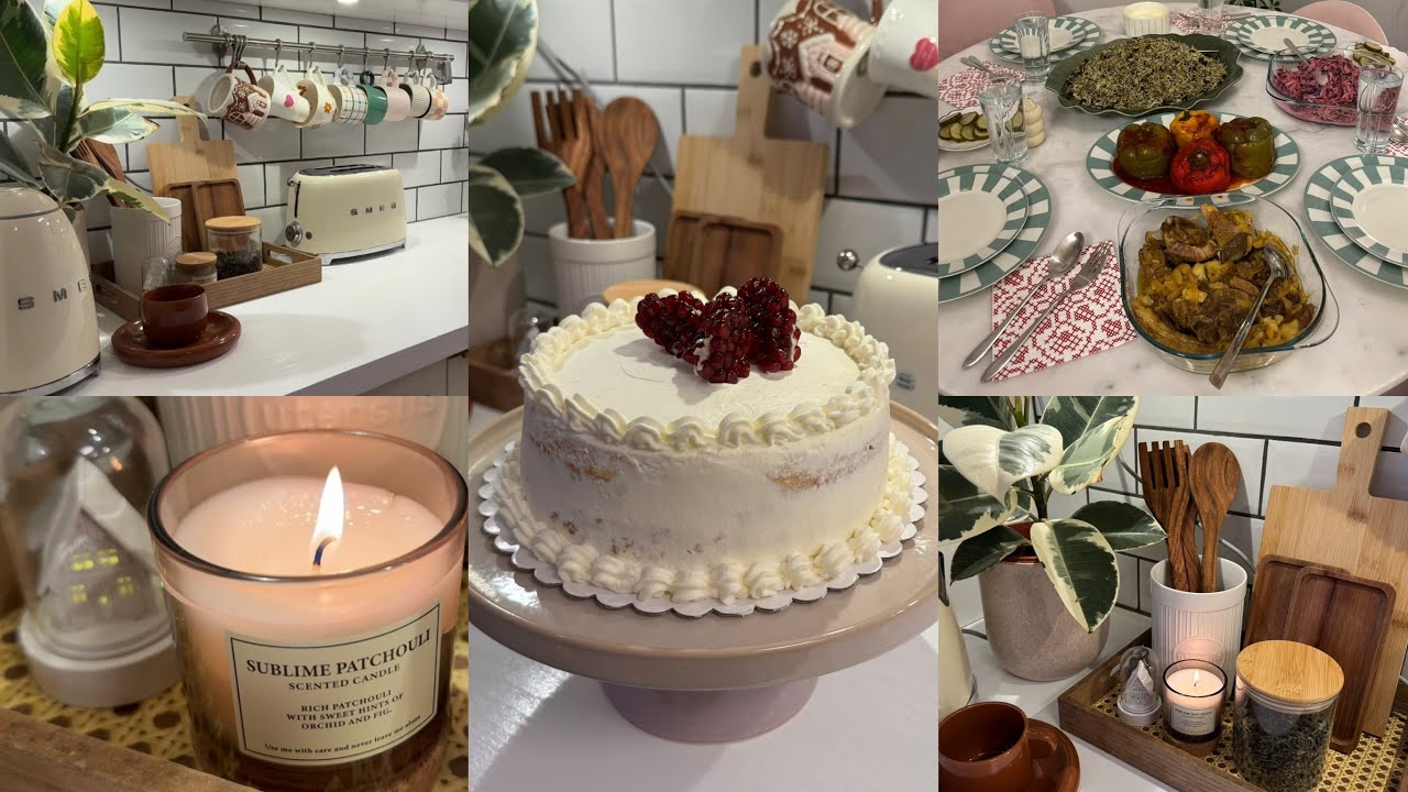 Slow living in Sweden/ Cozy December vibes/ Baking cake 🎂/ Yalda night 🍉/ Silent vlog 🫧💫