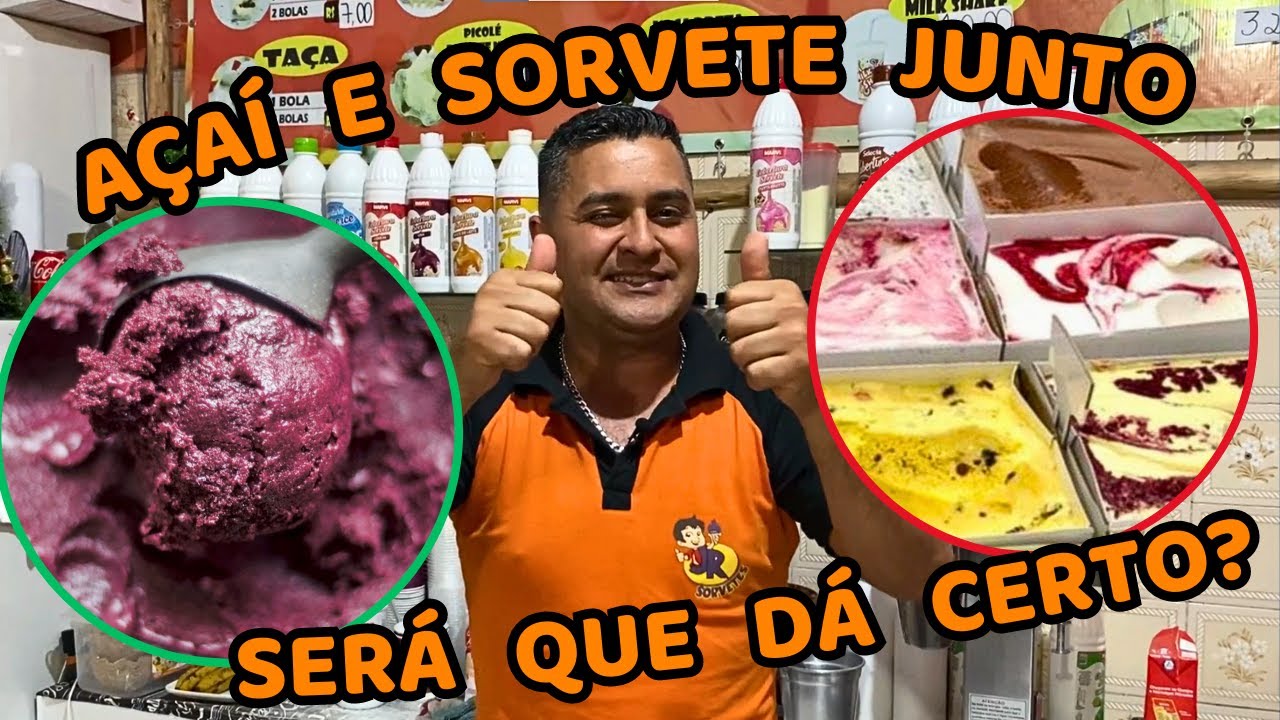 COMO DEIXAR O SORVETE E AÇAÍ JUNTO, POR RAFAEL PAIVA