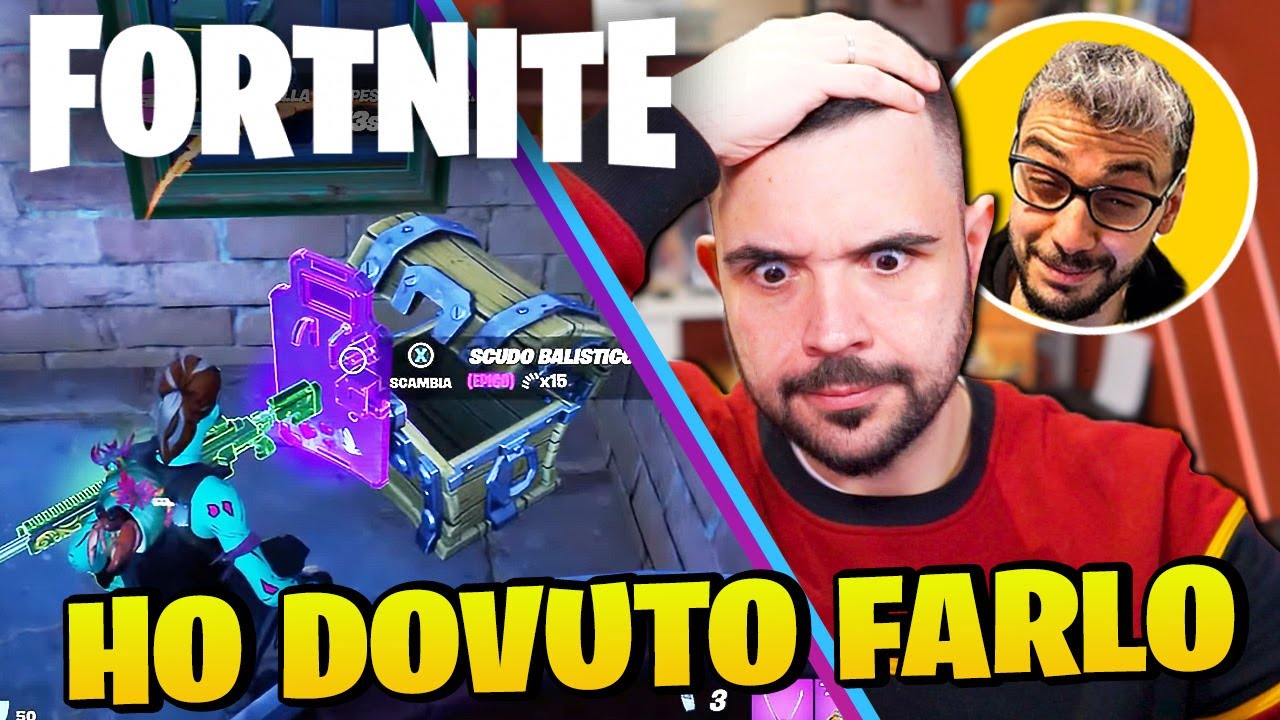 ho Dovuto usare lo Scudo in END Game con REKINS - FORTNITE