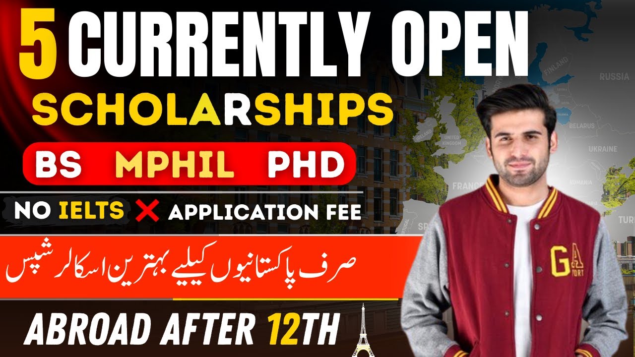 Top 5 Scholarships for Pakistani Students 2025-2026 Guide | No IELTS Required! 🇵🇰🌍