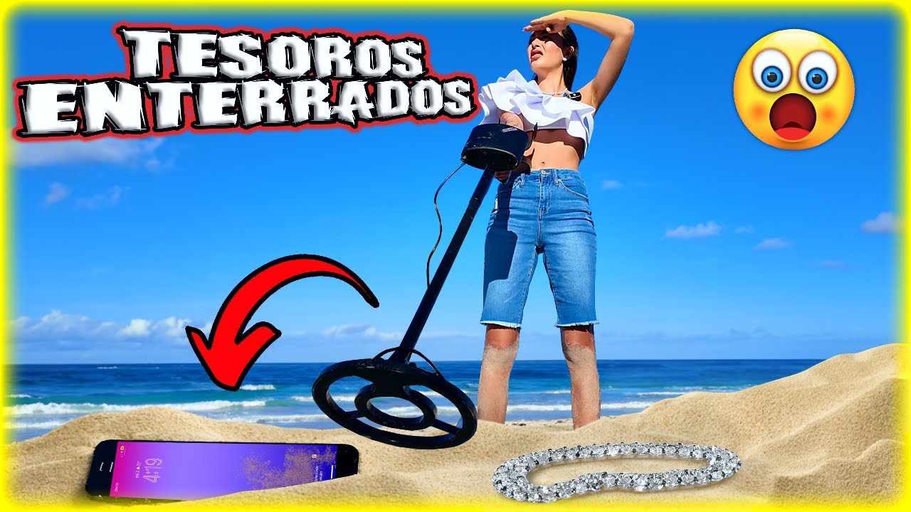 🏖️ ¡DETECTOR DE METALES en LA PLAYA! 🔍 DESCUBRIENDO TESOROS ENTERRADOS  Lulu99